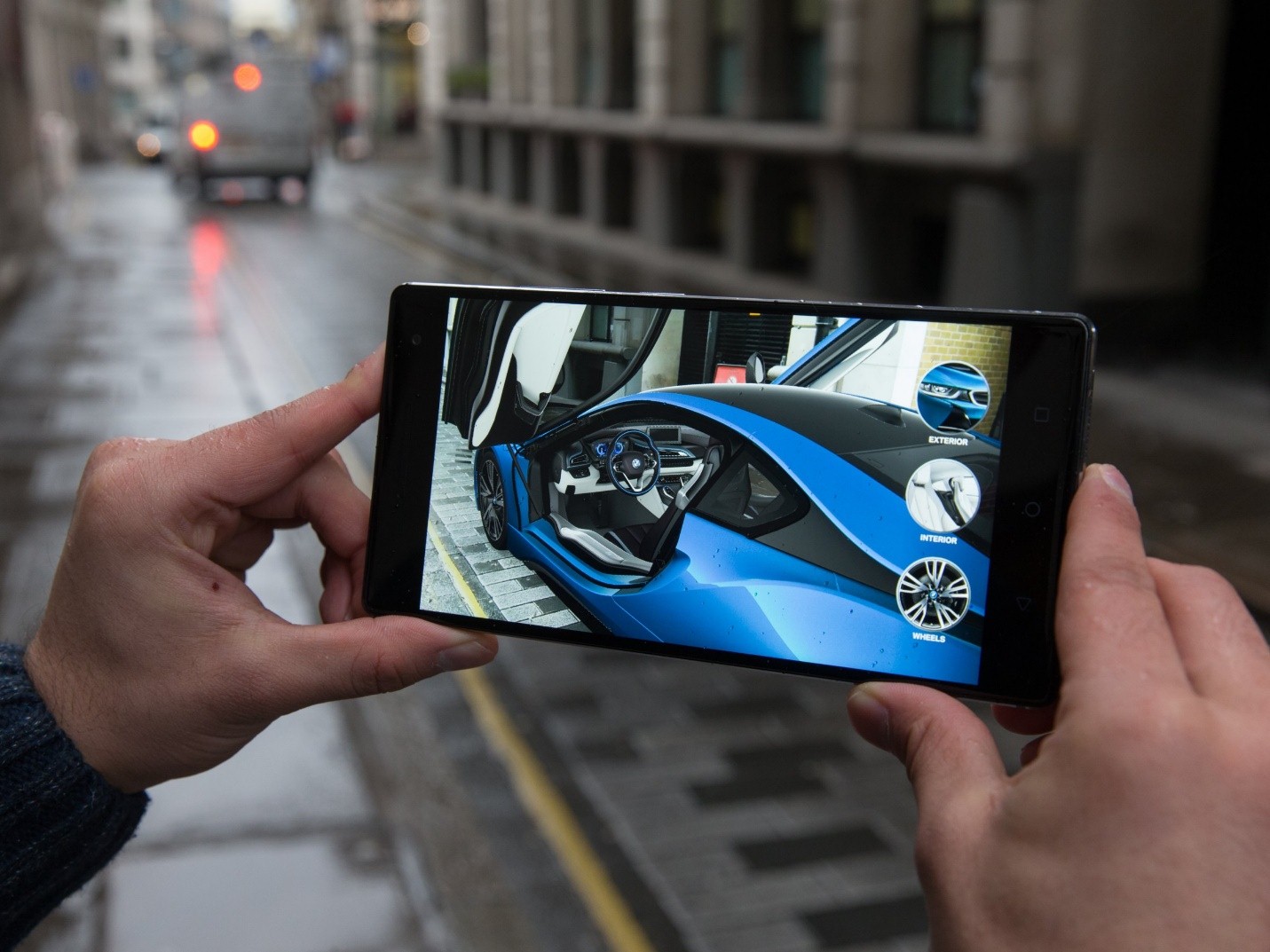 BMW virtual car application