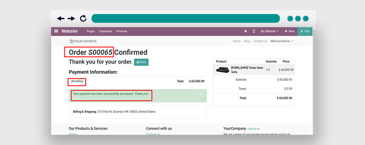 How to Integrate the Odoo WordPay Payment Gateway