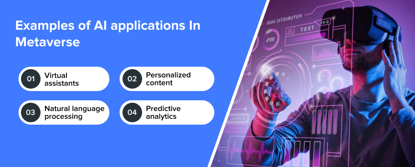 Examples of AI applications In Metaverse