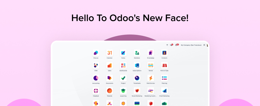Say hello to Odoo's new face!