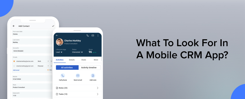 What To Look For In A Mobile CRM App