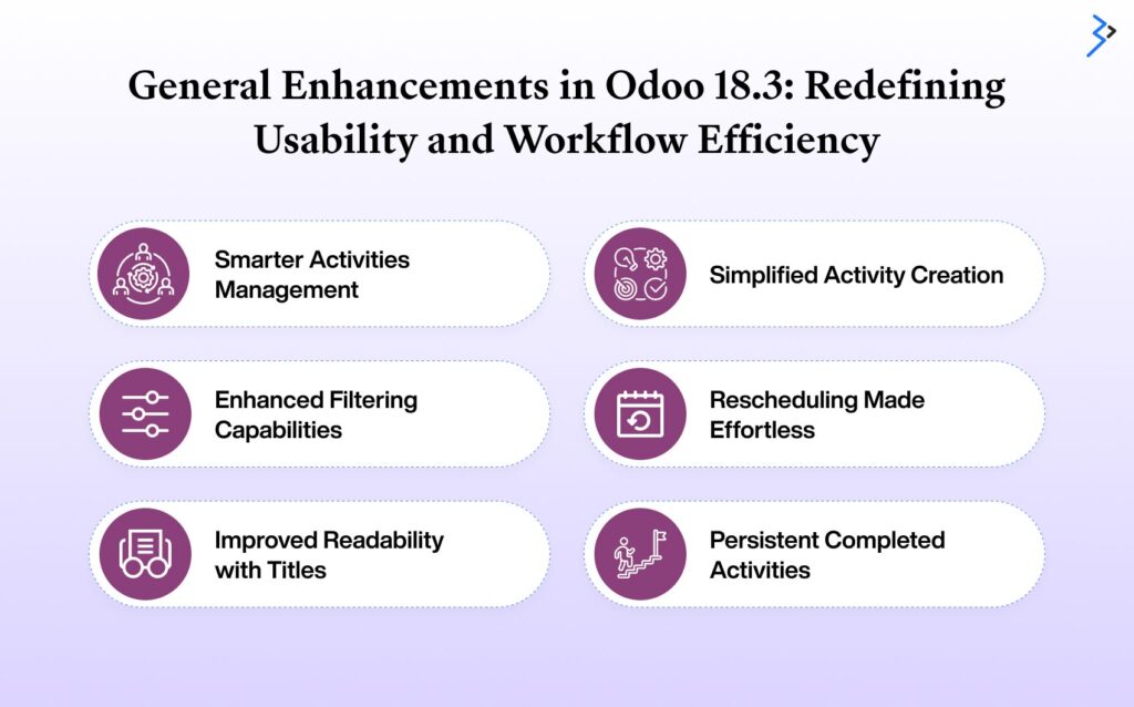 General Enhancements in Odoo 18.3: Redefining Usability and Workflow Efficiency