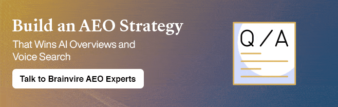 Brainvire AEO Experts
