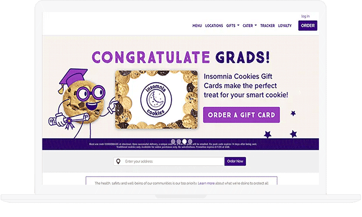 Streamline Insomnia Cookie Store Delivery App