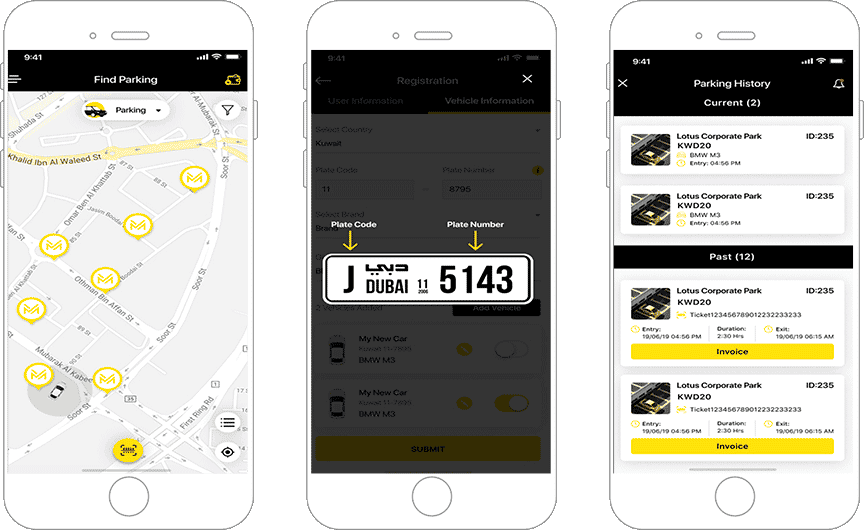 Ultramodern Vehicle Parking Application