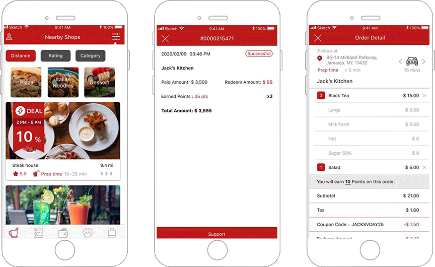 On-Demand Food Pickup App