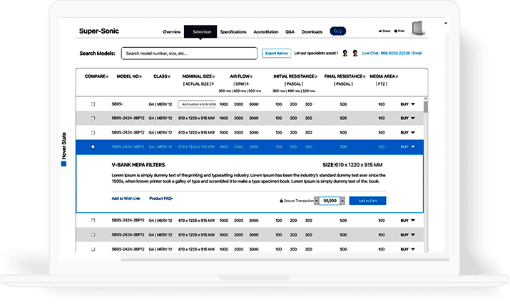 Retail Web Platform for Middle Eastern HVAC Brand