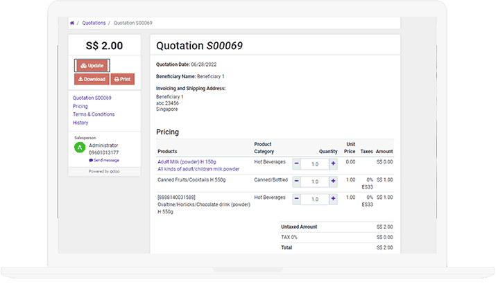 Maximizes Food Bank Automated Operation with Odoo