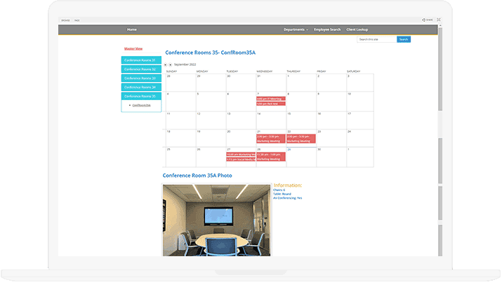 SharePoint Enhancement For Booking Conference Room