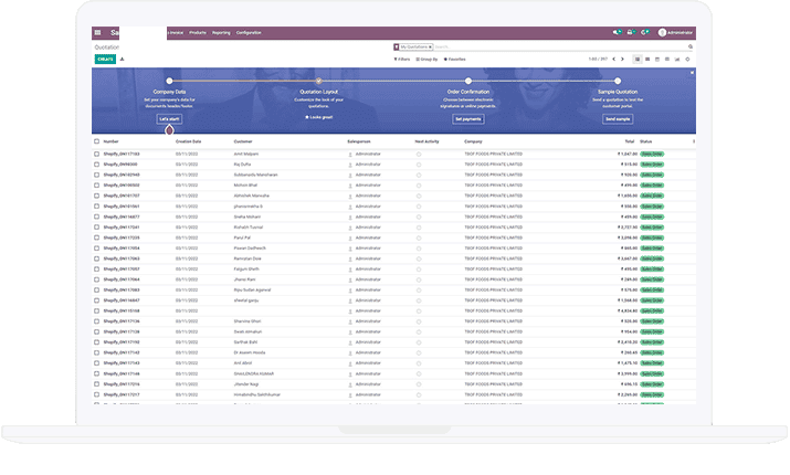 Efficient Business Process Management with Odoo