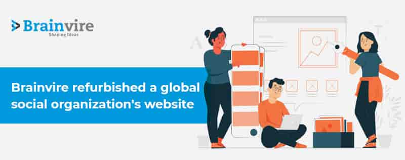 Brainvire Revitalized a Socio-Spiritual Organization’s Website with New-Gen ERP Solutions