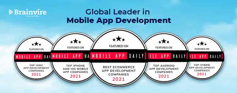 Brainvire is Recognized as the Top Mobile App Development Company by Mobile App Daily in 2021