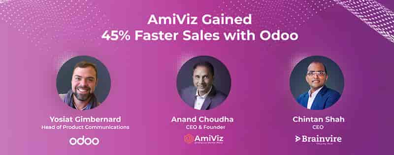Odoo Experience 2021: Experts from Brainvire Discuss Amiviz’s Odoo Adaptation for Accelerated Growth