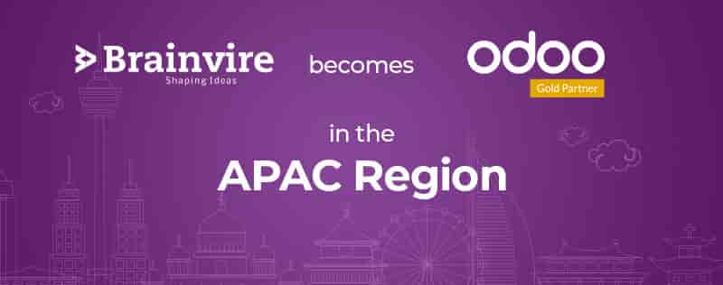 Brainvire Expands Odoo Gold Partner Status To The APAC Region, Adding To Its Middle East and North America Regions