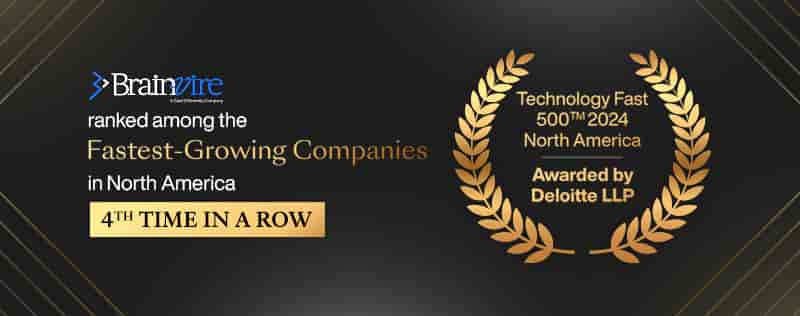 Brainvire Ranked Among the Fastest-Growing Companies in North America on the 2024 Deloitte Technology Fast 500™
