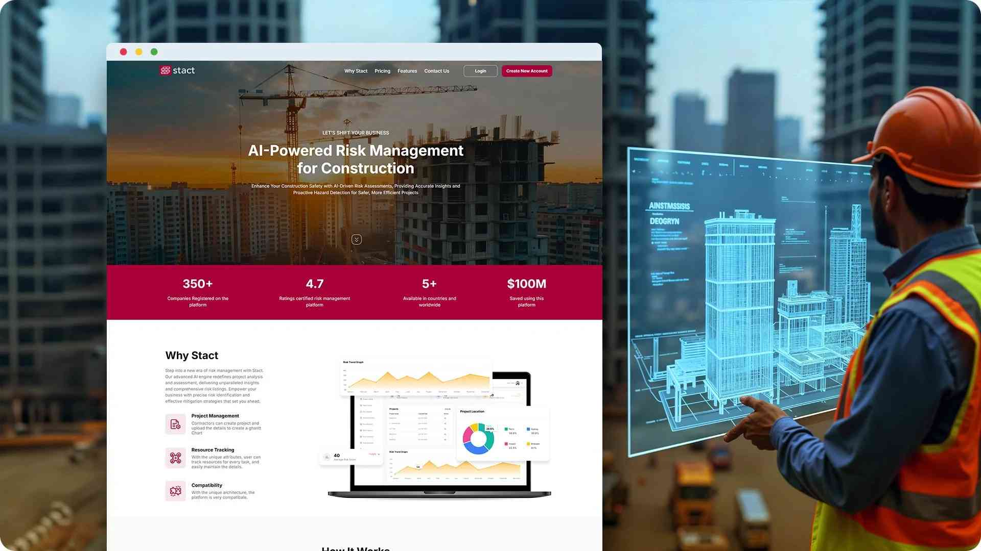 AI Construction Risk & Contract Management Platform Development