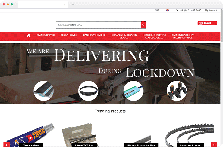 The Magento Ecommerce To Sell The Woodworking Tools At Ease
