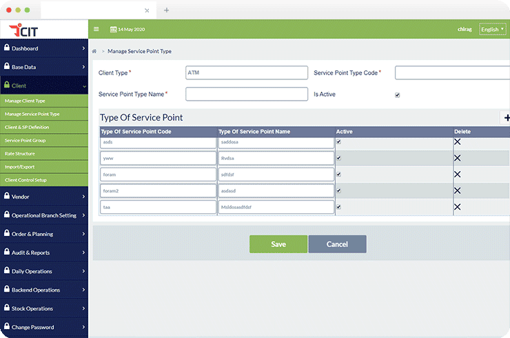 ERP Software With Mobility Solution For Cash-In Transit Service Provider