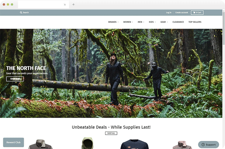 Developing a Dynamic B2C eCommerce Store for a Well-Known Outdoor Gear and Apparel Company