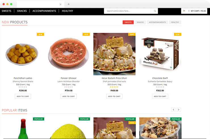 The Magento Food Marketplace to Help You Experience the Culinary Delights across India