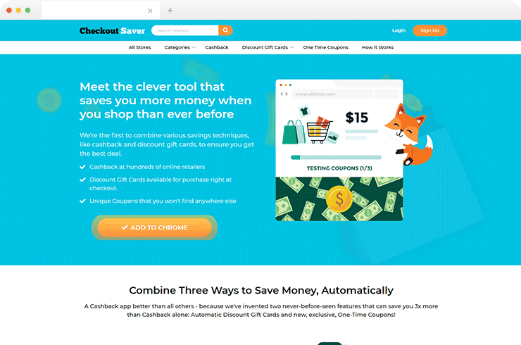 Online Savings Made Easy When Shopping at 1000+ Retail Brands Through a Unique Website &amp; Chrome Extension