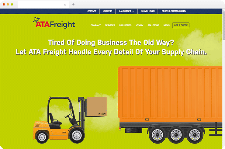 Brainvire Develops Multi-Domain CMS and Websites for a Leading Logistics and Freight Service Provider