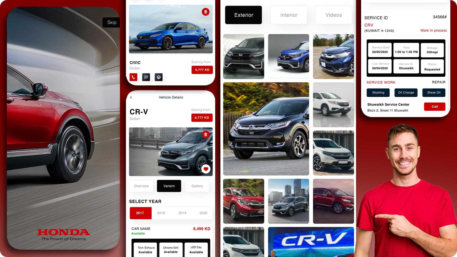 developed a web platform with automation