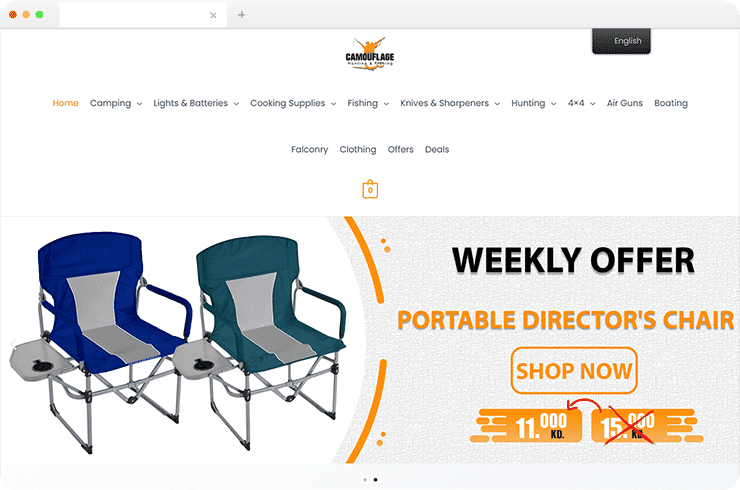 Magento eCommerce Platform Sky-Rocketed Sales for a Camping Products Retailer in the Middle East