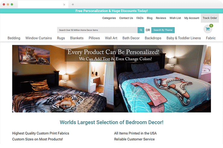 A US-based Home Decor Store Transforms into an Advanced Web Platform