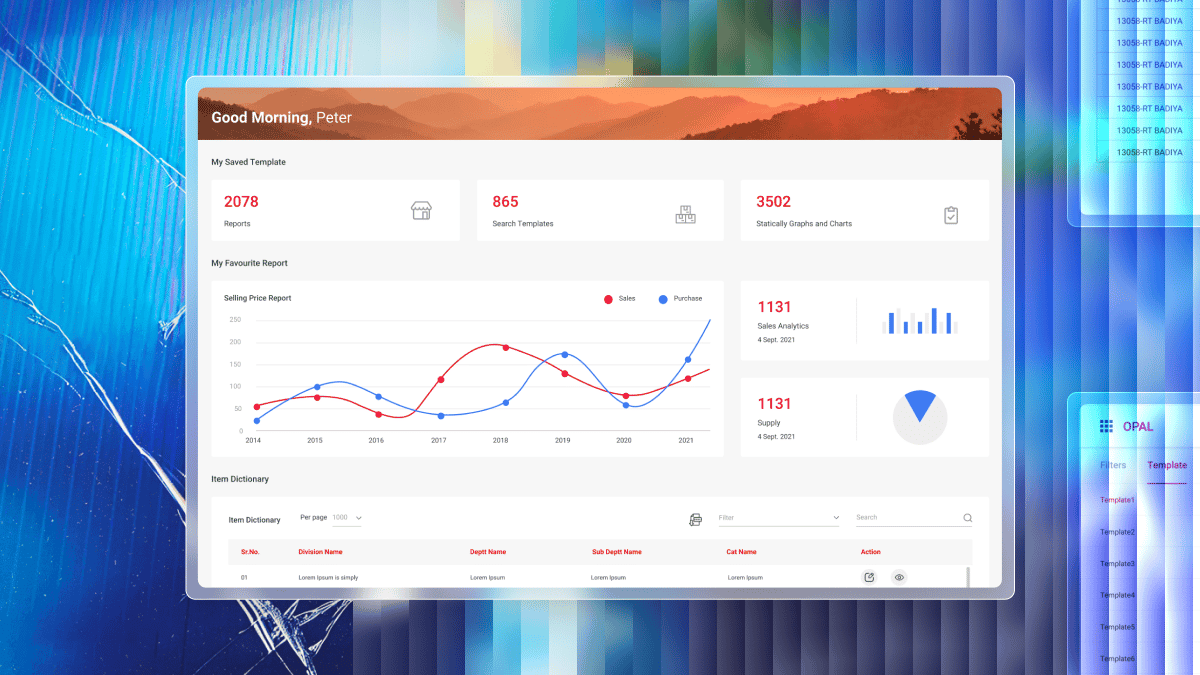 Redtag BMA International OPAL Application