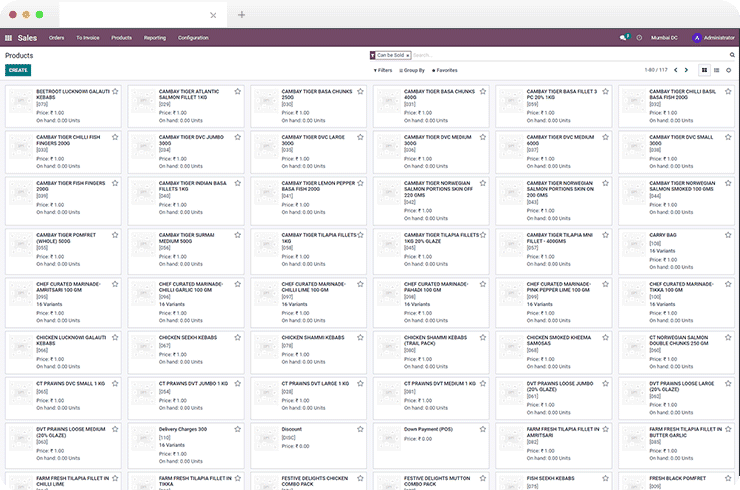 Customized Odoo ERP Automated Operations for an eCommerce Food Retail Chain