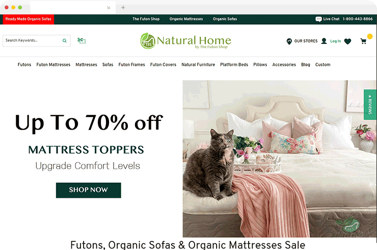 Adobe Commerce Cloud Amplified Website Performance of a Home Furnishing Brand