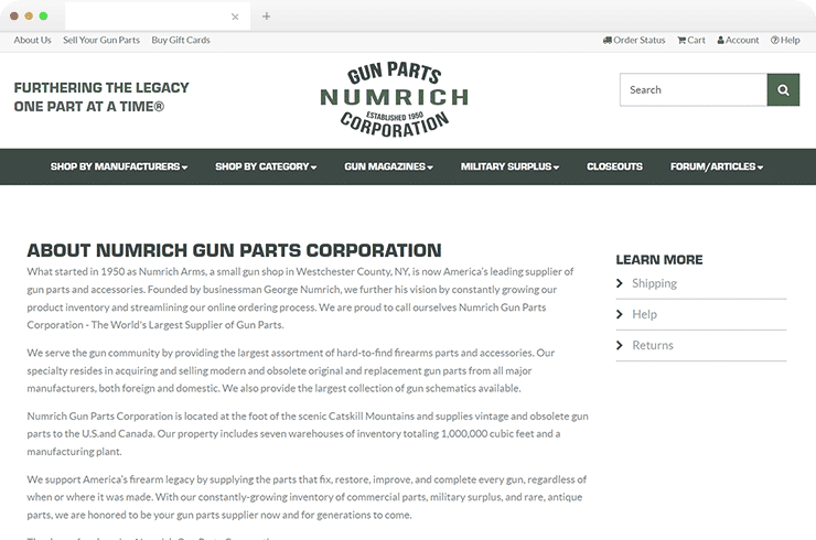 Enhancing E-Commerce Capabilities by Migrating Gun Parts Supplier to Adobe Commerce