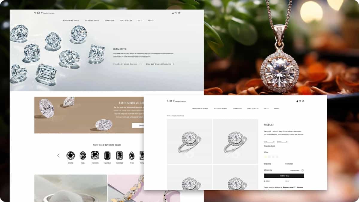 Luxury eCommerce Platform to Enhance Jewelry Shopping Experience and Brand Identity Luxury eCommerce Platform to Enhance Jewelry Shopping Experience and Brand Identity