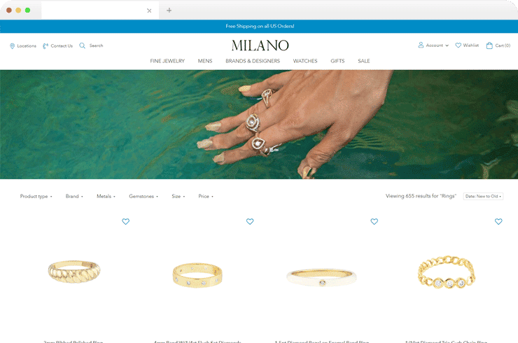 Revitalizing Shopify Website: Brainvire Enhances Diamond Merchant Functionality and User Experience