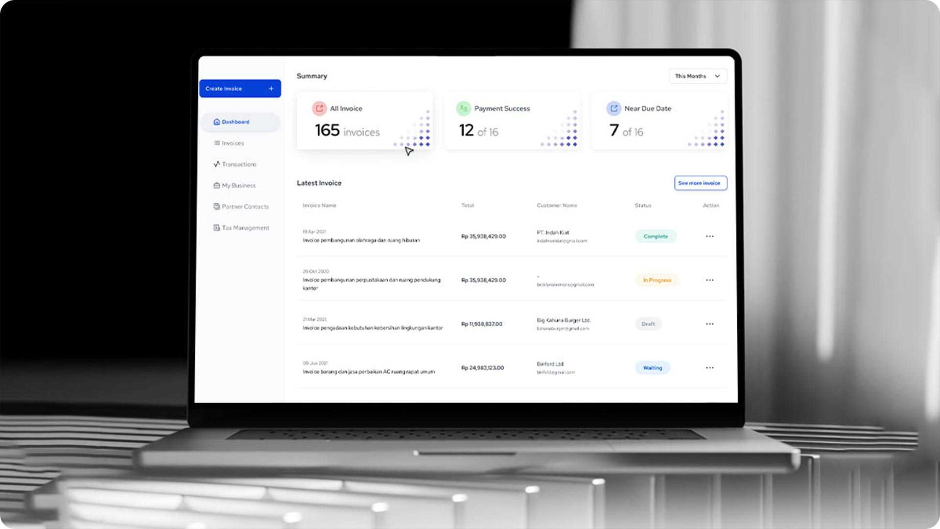 invoice data extraction