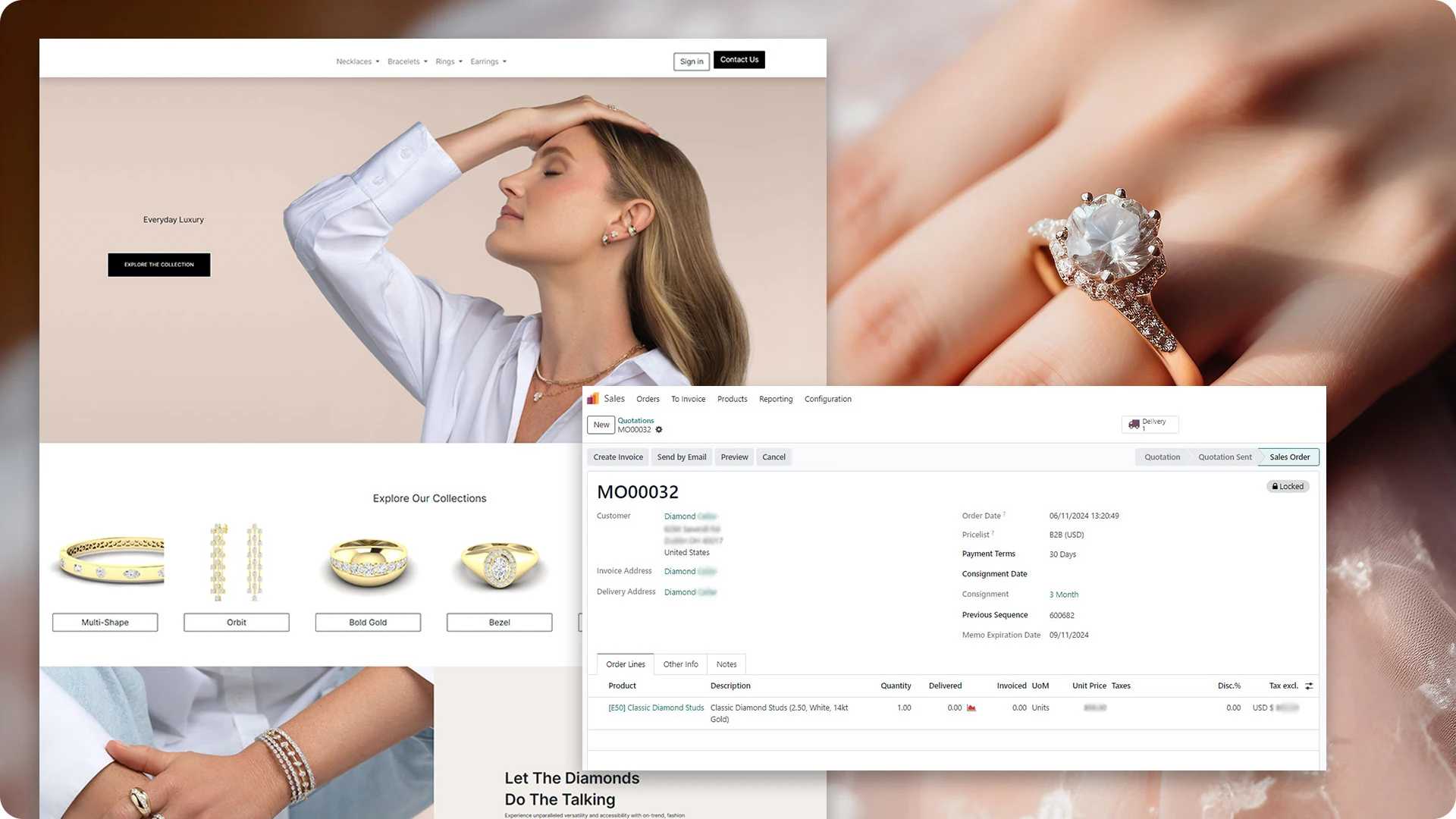 Diamond Jewelry Giant Shines Brighter With Automated Processes Powered by Odoo Diamond Jewelry Giant Shines Brighter With Automated Processes Powered by Odoo