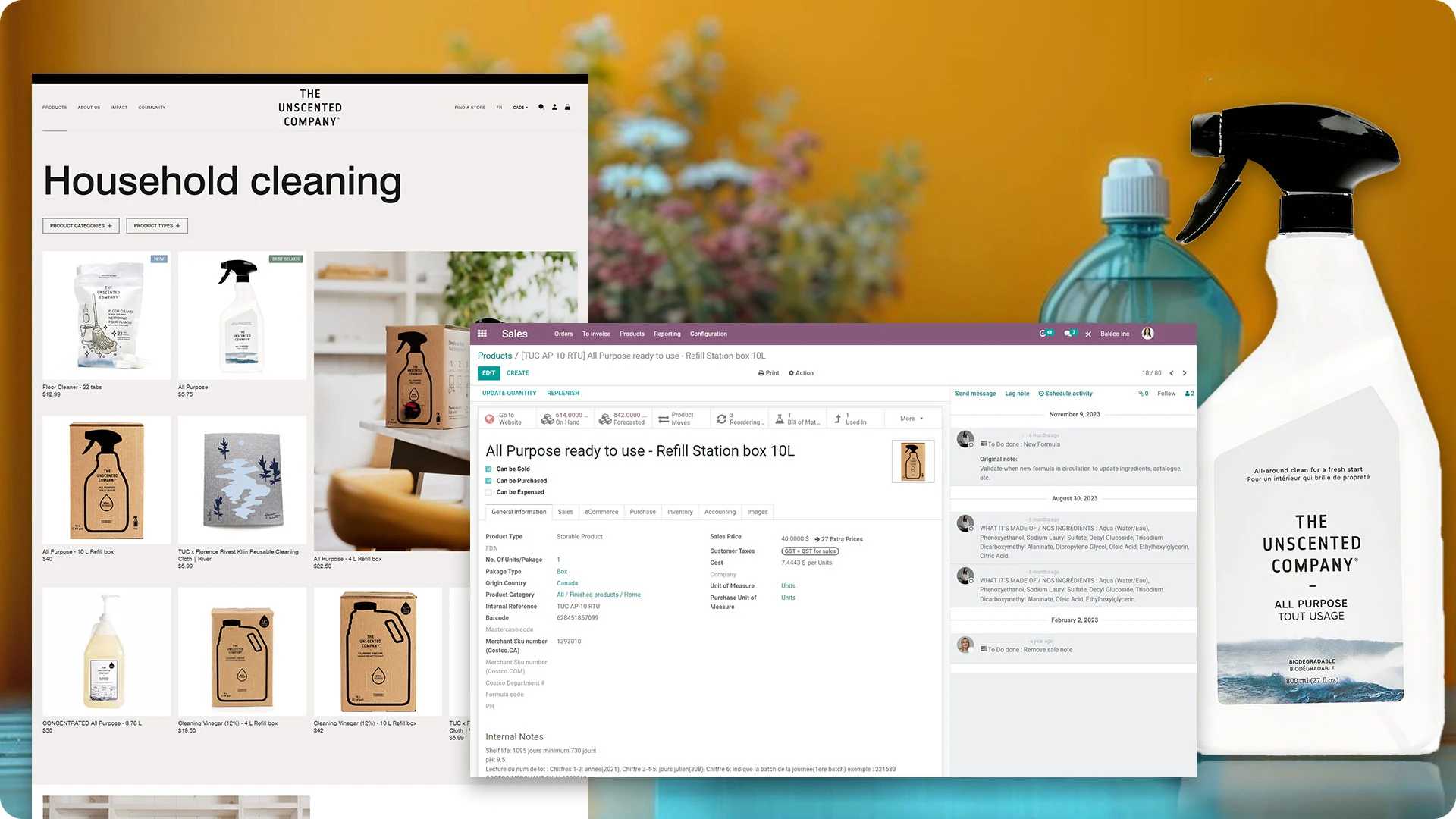 Odoo ERP for the Organic Body Care Products Provider