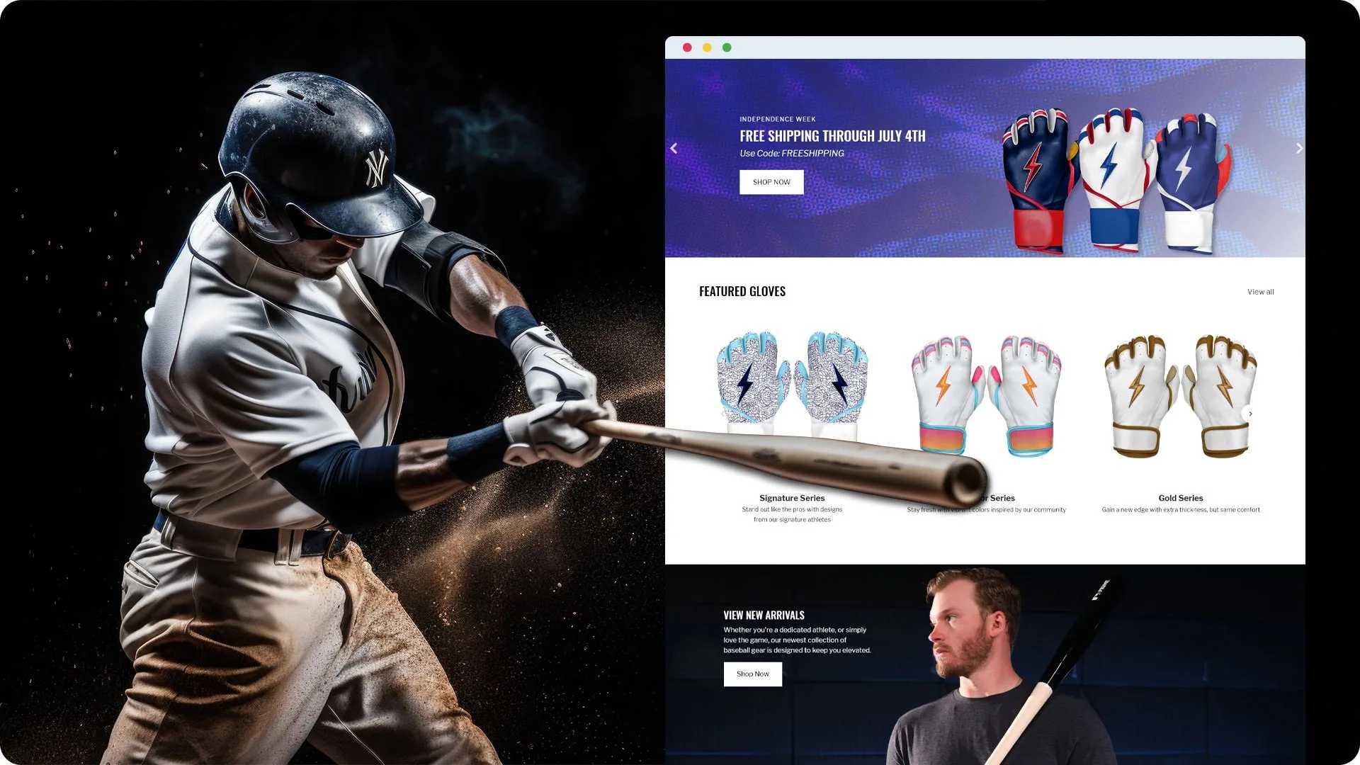 Shopify Upgrade for Sports Retailer Baseball Accessories Retailer
