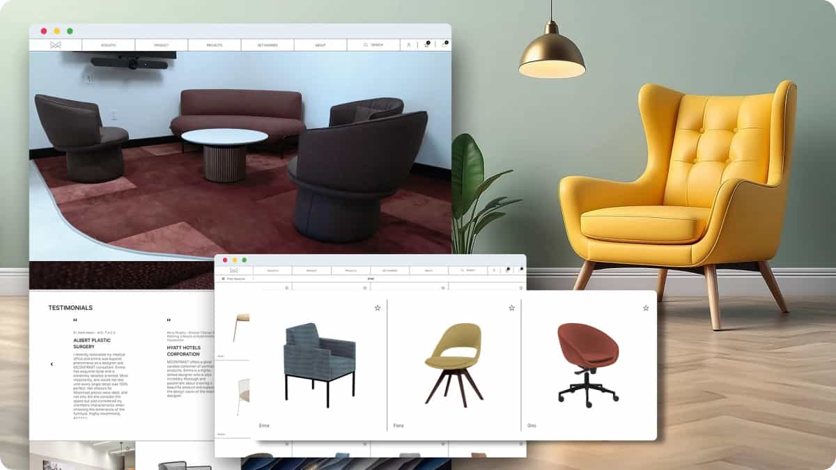Created a User-Friendly Platform to Select Optimal Products for Commercial-grade Furniture Brands