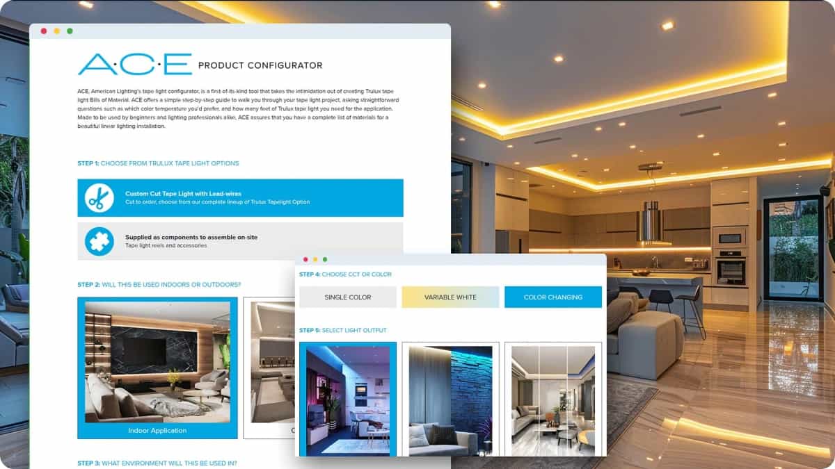Configurator Development & Optimization for American Lighting Configurator Development & Optimization for American Lighting