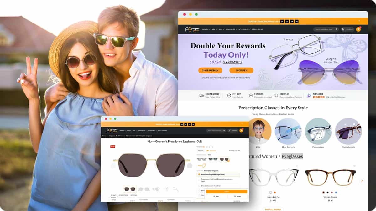 eCommerce Transformation for Payne Glasses with Adobe Commerce Cloud