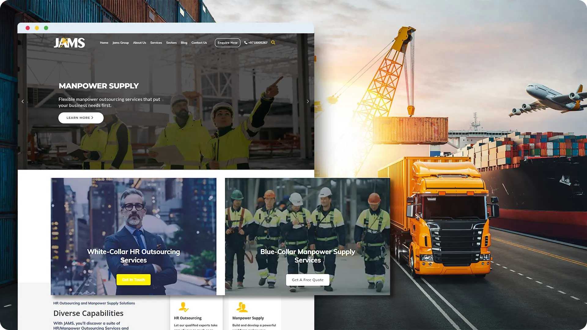 JAMS-Logistic-Hero Banner JAMS-Logistic-Hero Banner