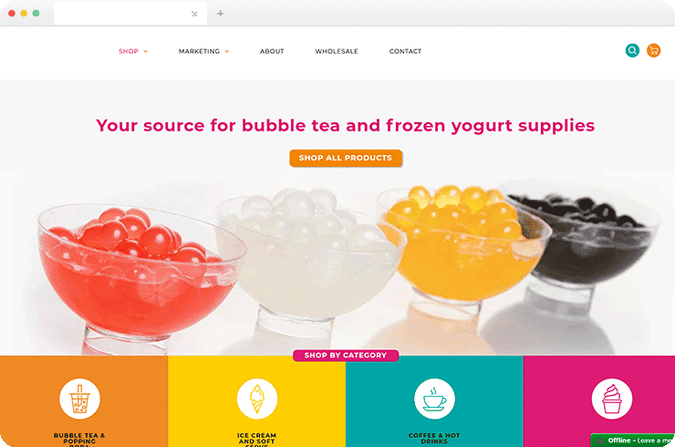 WordPress (WooCommerce) to Magento Migration for an Online Popping Boba Store