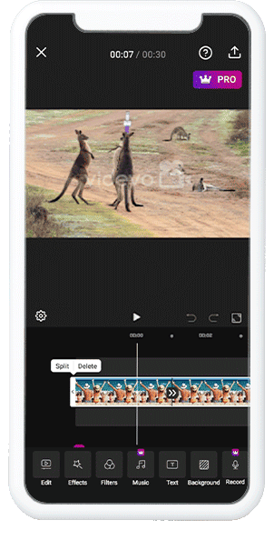 Mobile Application to Edit Your Videos, Add Audio Effects, Trim Clips and More