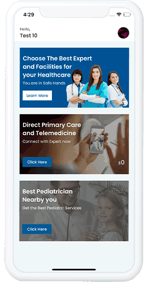 Mobile App For Employees To View Telehealth, Experts, And Tier-Based Diseases