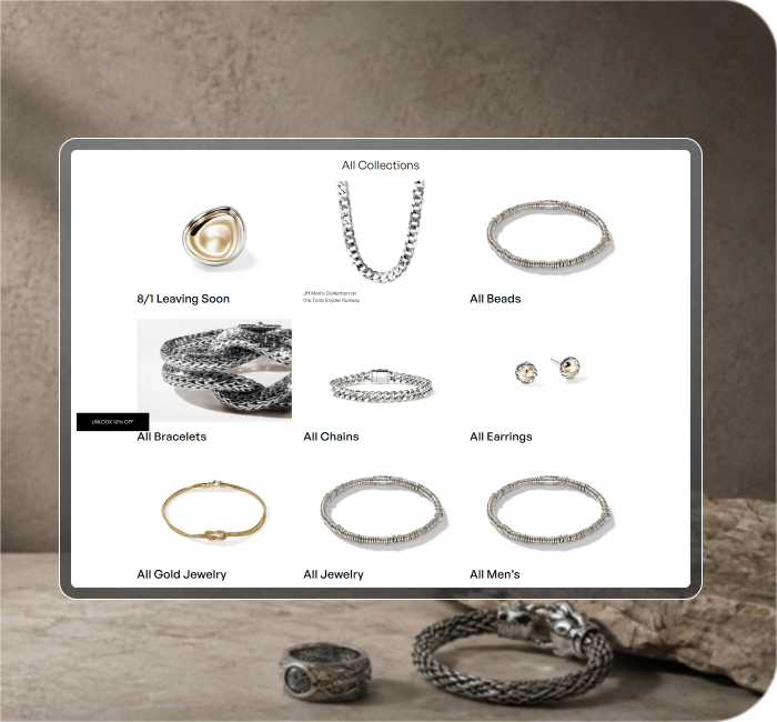 Luxury Jewelry Boutique Shopify storefront, screen 3