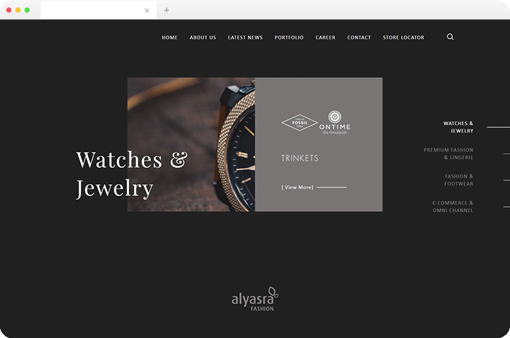 Multi-store fashion commerce backbone