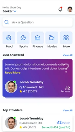 All-in-all Q&A App for Better Knowledge Sharing, product screen