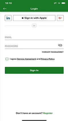 Brainvire Develops Unique Mobile App with Bidding Features for Job Providing Agency, product screen